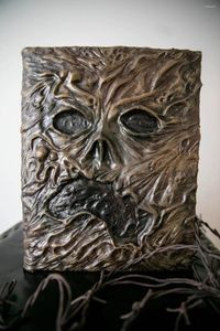 Dekoratif Figürinler Necronomicon Dark Sihirli Kitap Demon Evil Dead Summon Suntar Tören Prop Koleksiyonu Oturma Odası Kitaplık Masaüstü