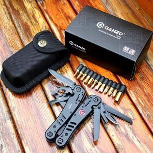 Ganzo LNIFE Tools G301B Складные плоскогубцы Для выживания на природе Кемпинг Рыбалка Охотничьи ножи EDC Многоцелевые плоскогубцы Многофункциональные Y2297h