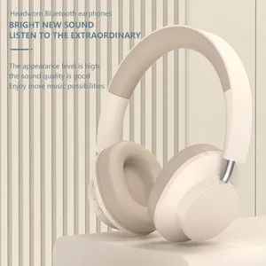 Kulaklık Bluetooth Kulaklıklar TWS Kulak Stereo Hifi Kablosuz Kulaklık Yumuşak Deri Kulaklıklar PC/Cep Telefonları/TV için Yerleşik Mikrofon