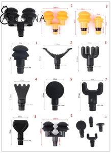 Evrensel Fasya Silah Değiştirme Masaj Tabancası Baş Silikon Masaj Kafası Sağlık Masaj Tabancası Kas Vücut Vücut Gevşeme Fasya 240124