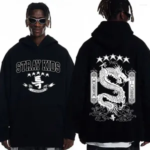 Erkek Hoodies Boy Band Sokak Kids 5 Yıldızlı Kore KPOP 2024 Müzik Albümü Baskı Sweatshirts Kadın Trend Moda Gevşek Tepeler