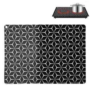 Masa Paspasları Silikon İndüksiyon Hob Koruyucu Mat Ocak OYURLUK SICK DEĞİL PİLASE PLAKA KORUMA PAD Mutfak Aksesuarları 52x78cm