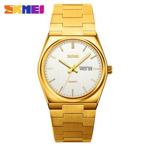 W1_Shop Moda All-In-One Erkekler Saat Çelik Kayışı İzle Tedarik Takvim Haftası İş Su Geçirmez Kuvars İzle 007