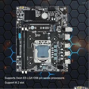 Motherboards X79 Desktop Motherboard Ddr3 Memory Lga 1356 Gaming Pc Mainboard 1866Mhz Computer 2450 Cpu Sata2.0/3.0 M.2 Interface Drop Otivx