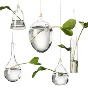 Vazo top bahçe malzemeleri hidroponik yaratıcı bitki potu teraryum konteyner asılı cam vazo