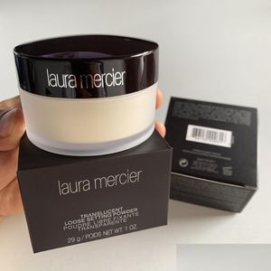 Yüz Pudra Laura Mercier Gevşek Toz Toz Yarı Yol Conturer Kapatıcı Foundation Fix Fl Erage Mineral Aydınlatıcı Damla Dhrqk