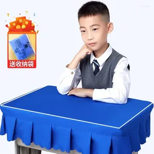 Masa Bezi İlköğretim Okulu masa örtüsü kapağı 40x60 sınıf öğrenimi için çocuk mavisi