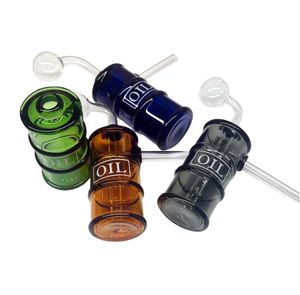 Ucuz 6 inç mini cam bonglar dab teçhizatları cam kase ile eklem küçük bubbler beher bong su boruları yağ kuleleri