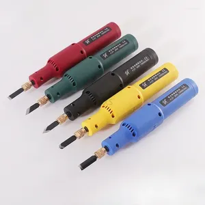 Set di utensili manuali professionali Macchina per intaglio elettrica Piccolo mini scalpello in legno Trapano per lavorazione del legno Coltello per intaglio di precisione