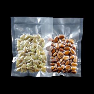 wholesale 200pcs lot Nylon Vacuum Food Storage Packaging Bags Clear Open Top Heat Seal Packing Pouches Moist Barriers Food Package Bag ZZ