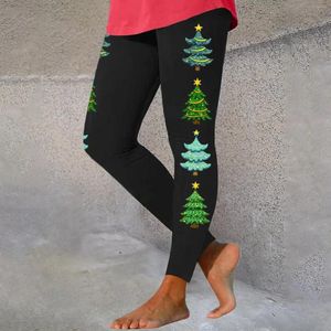 Kadın Tayt Pantolonları Noel Baskılı Streç Bayan Ofis Kıyafetleri Postpartum Pantolon Kadınlar İçin Kıyafetler Paket