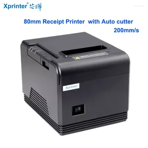 Xprinter 80 мм Pos-принтер с автоматическим резаком, термочековые кухонные принтеры с Ethernet USB/последовательный USB/параллельный XP-Q200