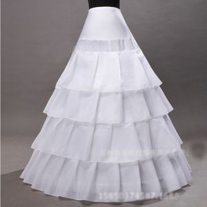 Artı Boyut Gelin Crinoline Petticoat Etek 3 Çember Petticoats Ball Reptys için Düğün Aksesuarları Yüksek Kalite Gerçek Petticoat