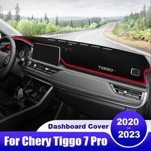 Аксессуары для интерьера для Chery Tiggo 7 Pro 2024 Tiggo7, чехол для приборной панели автомобиля, коврик для приборной панели, козырек от солнца, нескользящая накладка