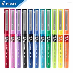 Японские гелевые ручки PILOT BX-V5, художественные принадлежности, цветная ручка, офисные принадлежности, канцелярские принадлежности для школьников и студентов, могут быть одинаковыми