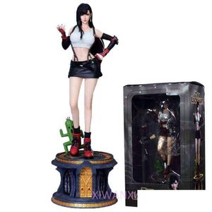 Фигурки 30см Final Fantasy Vii Tifa Рисунок Локхарт ПВХ Action Adt Коллекция Модель Куклы Игрушки Aa220311 Игрушки для прямой доставки Dhjvp