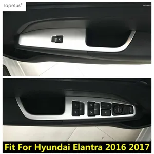 Аксессуары для интерьера, дверной подлокотник, стеклоподъемник, кнопка управления, панель переключателя, накладка для Hyundai Elantra 2024, автомобильный комплект