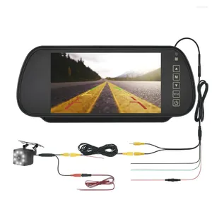 Дюймовый автомобильный зеркальный монитор заднего вида или с камерой для парковки, резервный TFT ЖК-экран HD, универсальный