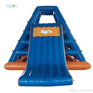 Şişirilebilir Bouncersplayhouse Swings EN14690 ve CE Sertifikalı Su Oyunu Hava Pompası ile Eğlence Parkı için Yüzen Su Slide