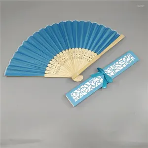 Dekoratif Figürinler Satıcı 21cm Düğün Hediye Davetiyesi Fan Fan Kumaş Renkli İçi Boş Çiçek Kutusu Erkek Arkadaş Hediyeleri Konuklar