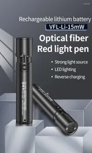 Fiber Optik Ekipman Optik Lazer Test Cihazı Kalem VFL Işık Kaynak Görsel Hata Bulucu 15/20/30/50MW LED