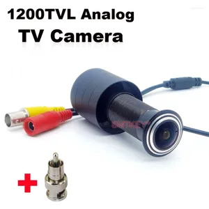 CVBS Analog CCTV Kamera Kapısı Göz Gözü Deliği Güvenliği 155 Derece Geniş Açılı 1.8mm Balık gözü lens