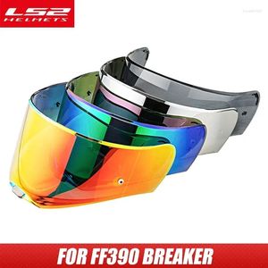 Motosiklet Kaskları LS2 FF390 Kırıcı Tam Yüz Kask lens Sadece FOG Film Delikleri ile Ekstra Visor Sadece