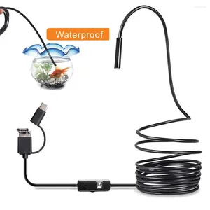 7 мм HD 1 м USB Type-C для эндоскопической камеры Android, гибкий змеиный мягкий провод/кабель TypeC, бороскоп для осмотра труб