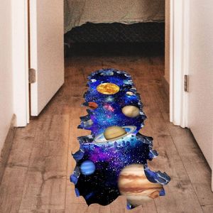 Duvar Kağıtları 30 90cm Kozmik Yıldız Gezegen Duvar Sticker Zemin Çıkartmaları Oturma Odası Anaokulu Yatak Odası Çalışması Dekorasyon Duvar Resmi