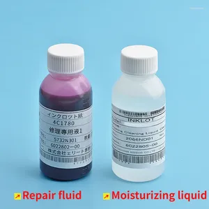 Kits de recarga de tinta 100ml cabeça de impressão hidratante proteção líquida reparação vermelha limpeza original para manutenção diária