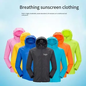 Мужские куртки, летняя уличная солнцезащитная одежда, дышащая легкая куртка-кардиган на заказ, S-4XL, женские водонепроницаемые топы из кожи