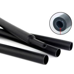 Customizable Black 1mm-45mm 4:1 Heat Shrink Tube with Glue Tubing Adhesive Lined Dual Wall Heatshrink Shrinkable Shrink Wrap Wire Cable Sleeve kit