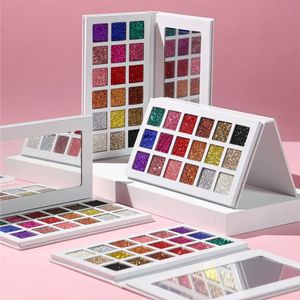 Beyaz Papertray 18 Renk Özel Etiket Göz Farı Özel Dökme Göz Farı Pozu Glitter Su geçirmez Pigment Uzun Makyaj 240123