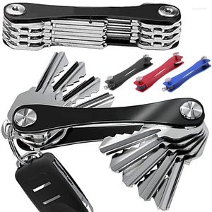 Брелки, многофункциональный держатель для ключей, карманный металлический простой портативный чехол, сумка-кошелек, брелок для ключей, автомобильный органайзер, инструменты