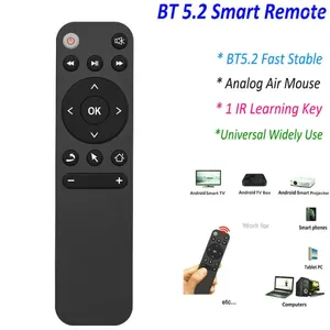 Пульты дистанционного управления, хорошая воздушная мышь с управлением по Bluetooth 5,2 для Android Smart TV Box, телефона, планшетного ПК, проектора и т. д. Контроллер BT5.2