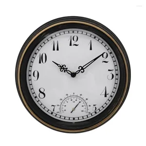 Настенные часы P82D 12-дюймовые ретро-часы с цифровым дисплеем, товары для рукоделия для фестиваля, года, дня рождения