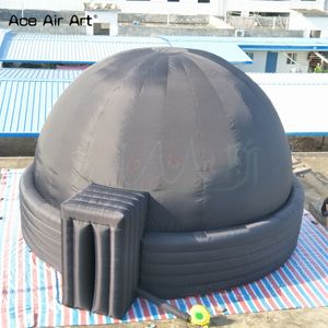 8MD (26ft) Toptan Taşınabilir Astronomik Eğitim Evi Şişme Starlab Projektör Ekran Çadır Müzesi Dome, Fermuar Kapısı Planetarium Dome Bölücü Duvarlar