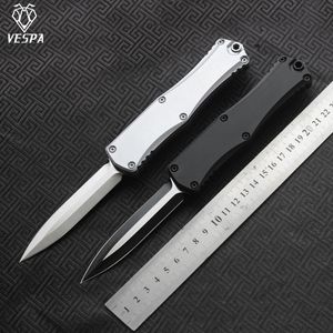 Версия VESPA HER Нож Лезвие: 390 Ручка: PEI/алюминий, для выживания на открытом воздухе EDC для охоты Тактический инструмент для ужина, кухонный нож
