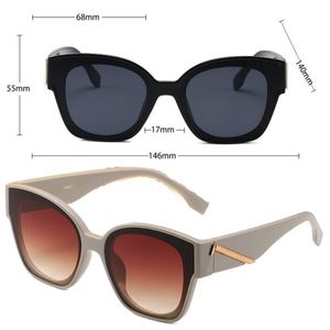 Дизайнерские солнцезащитные очки с буквой F Несколько градиентных цветов Солнцезащитные очки Тонкие и ретро-выглядящие брендовые линзы UV400, очки для мужчин и женщин Drive Travel