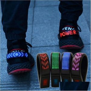 Smart Wristbands Led Shoes Clip Light Ip67 Waterproof Night Warning Lights Decoration For Cycling Street Dance .1 Drop Delivery Cell P Otgkl