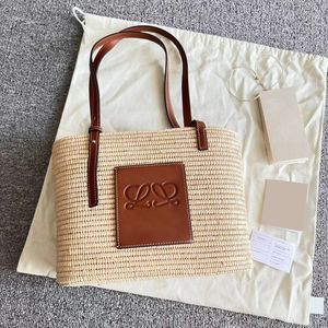 HDMBAGS2023 Raffias basket Straw anagram Beach Bag Luxury Fold Shopper Womans 5A tote hand bag travel clutch mens summer Cross body pochette Shoulder weave bags