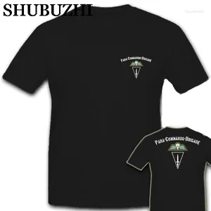 Erkek Tişörtleri Shubuzhi Yaz Marka Giyim Para Komando Tugayı Belgische Paratrooper Heer Einheit - Gömlek Novelty