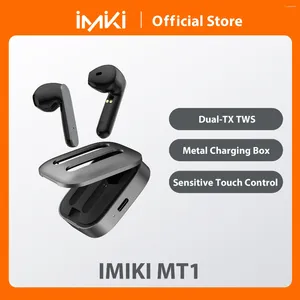 Taşınabilir Business Bluetooth kulaklık çift Mikrof ENC Özel Hoparlör Metal Görünümü Patent Type-C Şarj