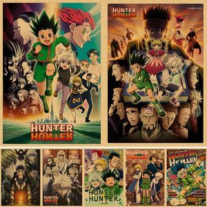 Картины Hunter X аниме постер крафт-бумага винтажный принт 4K высокое качество украшение домашнего интерьера картина художественная наклейка на стену