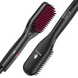 Miropure Hair Shopener Brush podgrzewana pędzel wyprostowania z generatorem jonowym, szybkie ceramiczne mch 30