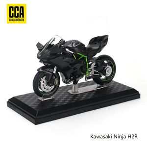 CCA 1 12 Ninja H2R Alloy Motocross Licensed Motorcycle Model Toy Car Collection Gift Static die Casting Production 240129