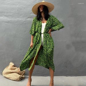 Kadın Mayo Wehello-Women's Beach Cover Ups Black Tie Boya Kimono Mayo Cape Yaz Elbise Plaj Giyim Kıyafetleri 2024