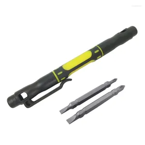 Ручка-отвертка, удобный инструмент 4 в 1, карманные многофункциональные мини-инструменты для ремонта гаджетов для телефонов, компьютеров