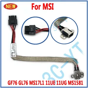 Компьютерные кабели, 1 шт., Origina, кабель питания постоянного тока для ноутбука, разъем для зарядки, разъем для MSI GF76 GL76 MS17L1 11UE 11UG MS1581 K1G-3004100-V03