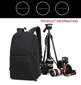 Аксессуары для сумки для фотокамеры HuWANG 8017 Дорожный рюкзак для цифровых зеркальных фотокамер с мягкими плечами Водонепроницаемая сумка для видео HW8017 YQ240204